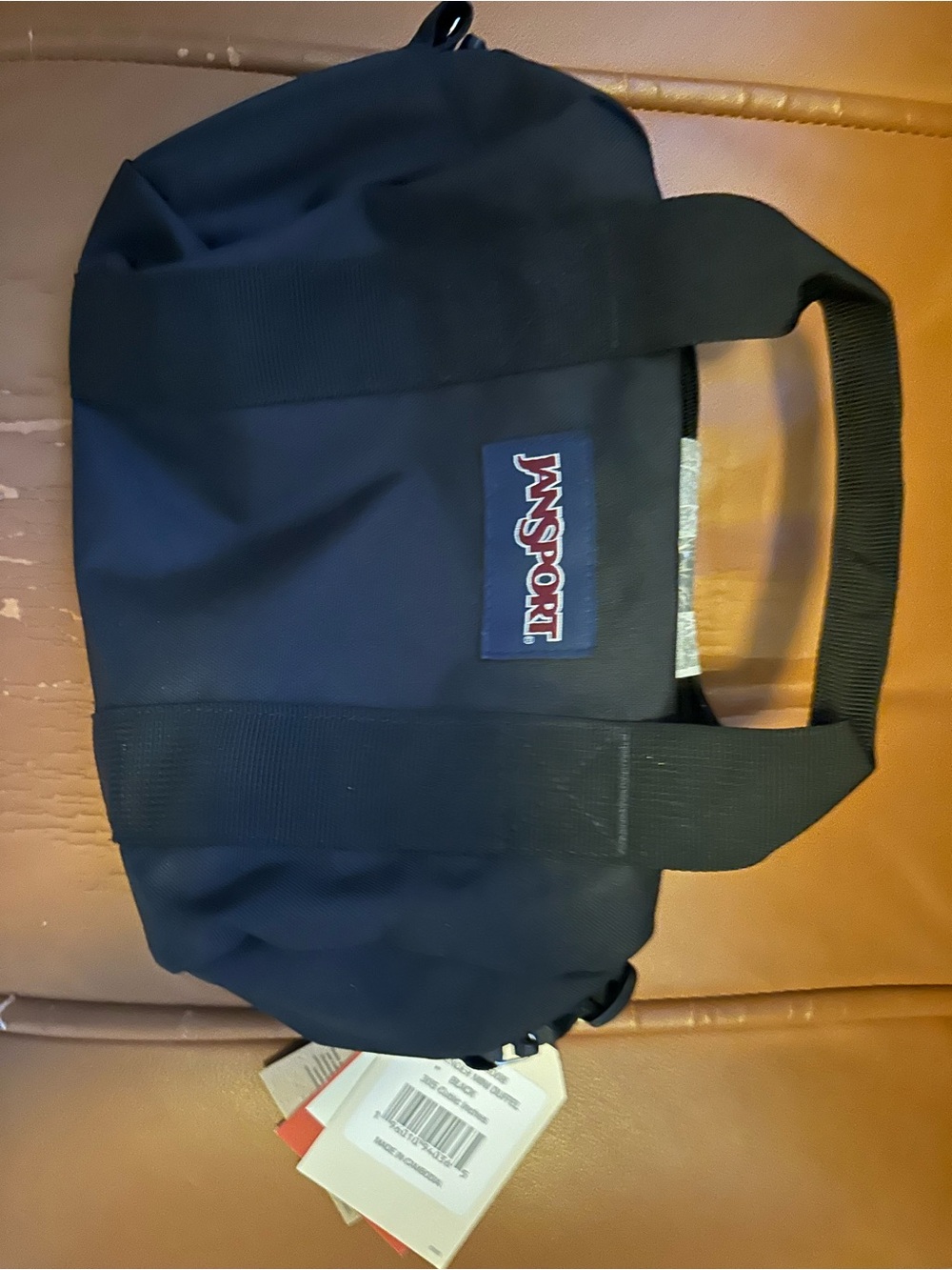 Jansport Navy Mini Tote with Web Handles